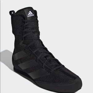 ADIDAS BOX HOG 3 MENS BOXING SHOES BLACK